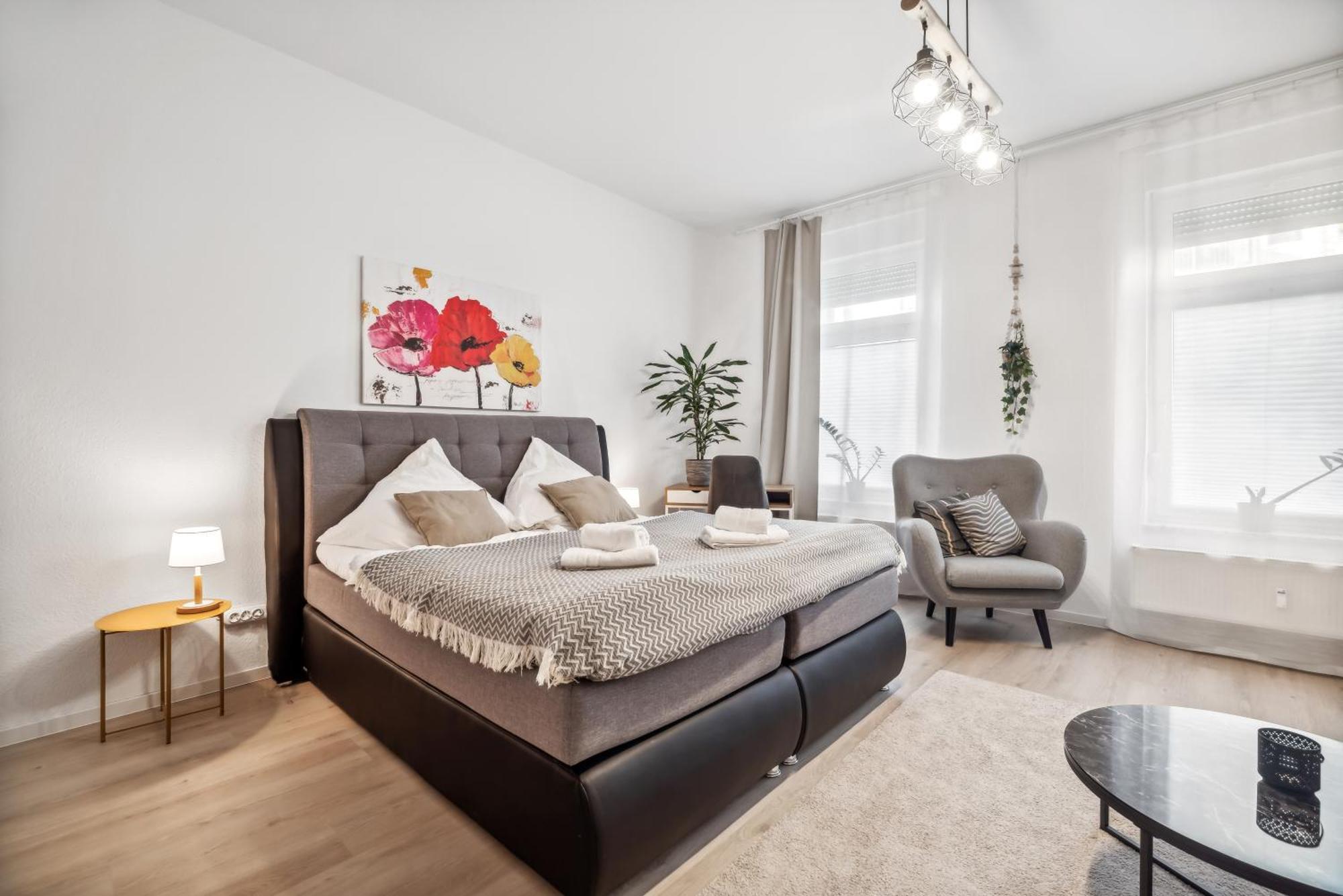 Roby-Erfurt Hbf-Nah, Balkon Apartment Bagian luar foto