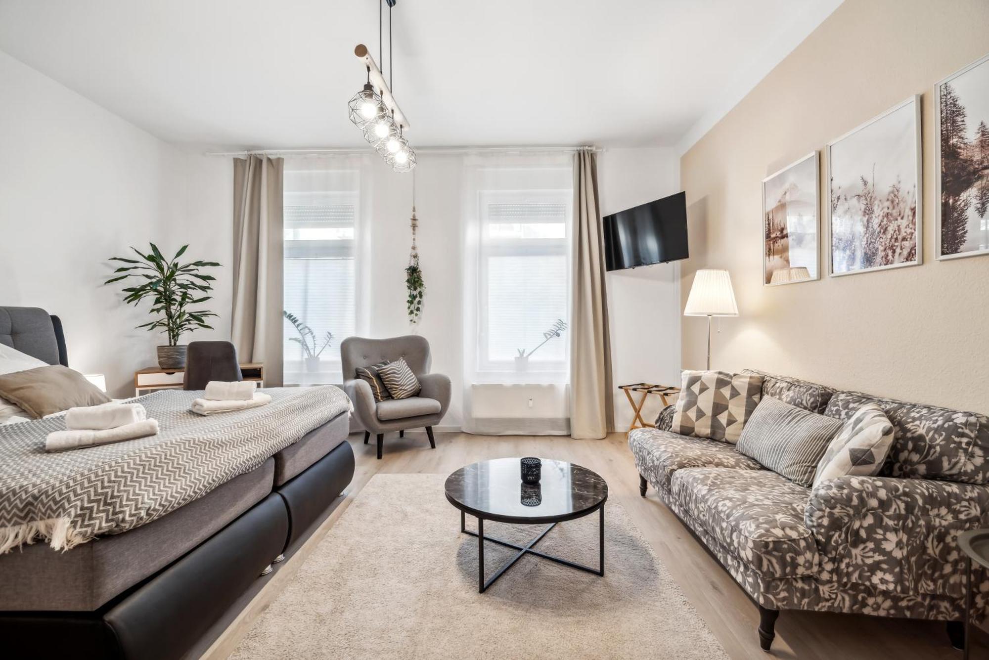 Roby-Erfurt Hbf-Nah, Balkon Apartment Bagian luar foto