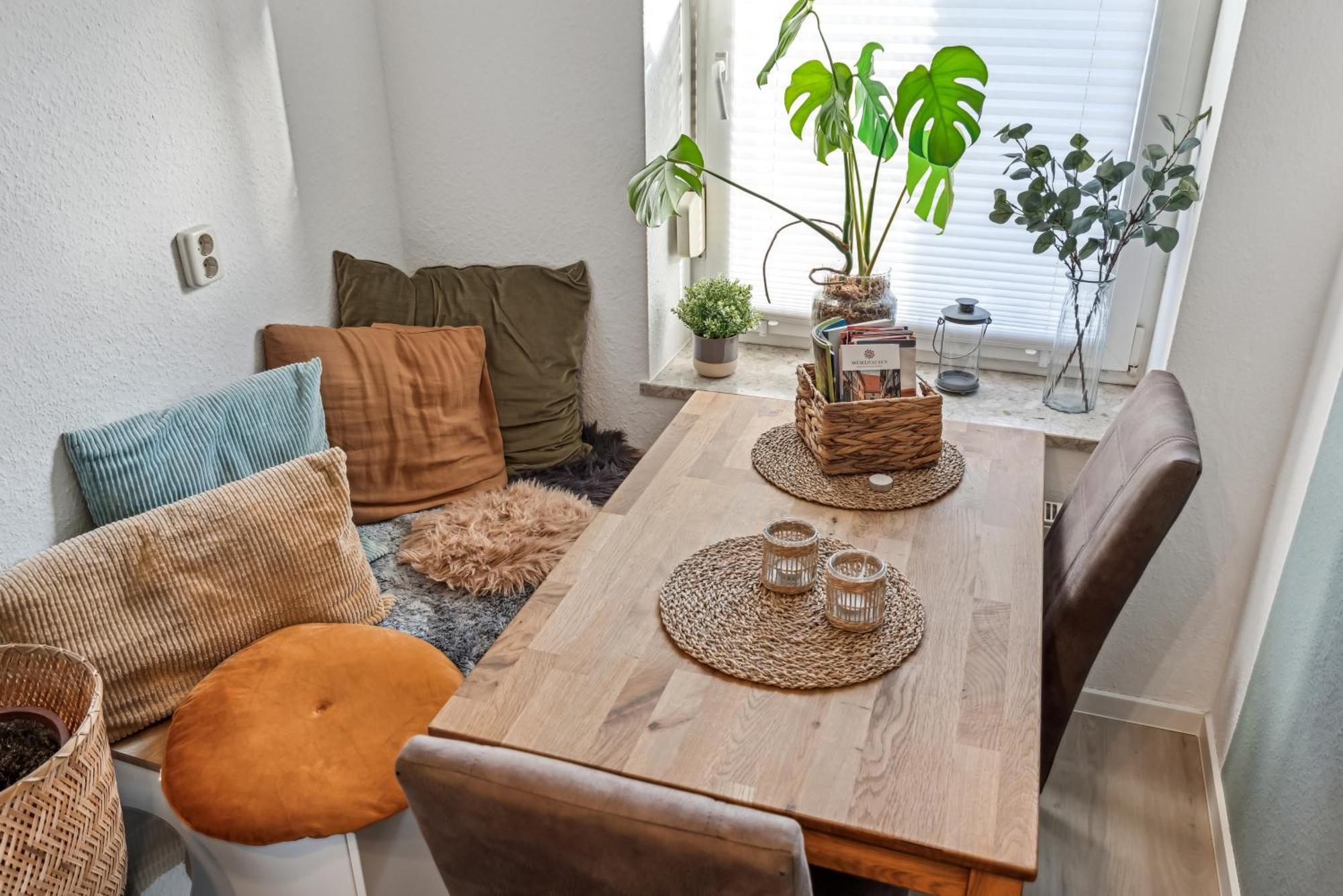 Roby-Erfurt Hbf-Nah, Balkon Apartment Bagian luar foto