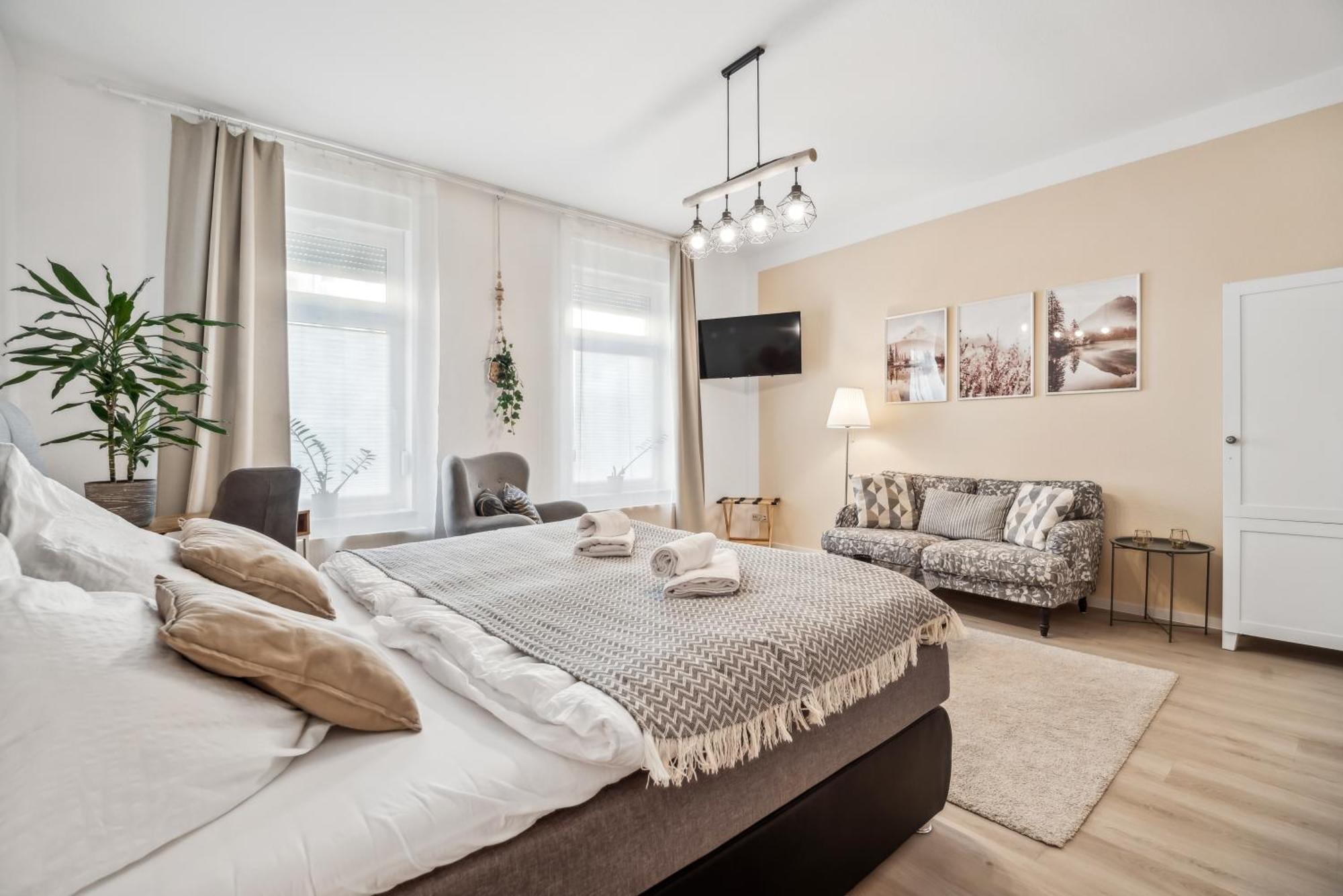 Roby-Erfurt Hbf-Nah, Balkon Apartment Bagian luar foto